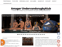 Tablet Screenshot of amager-uv.dk